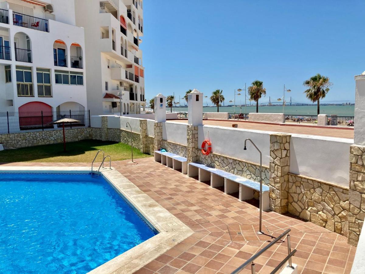 אל פוארטו דה סנטה מריה Estudio Blegamar Vistas - Playa, Wifi Y Aparcamiento מראה חיצוני תמונה