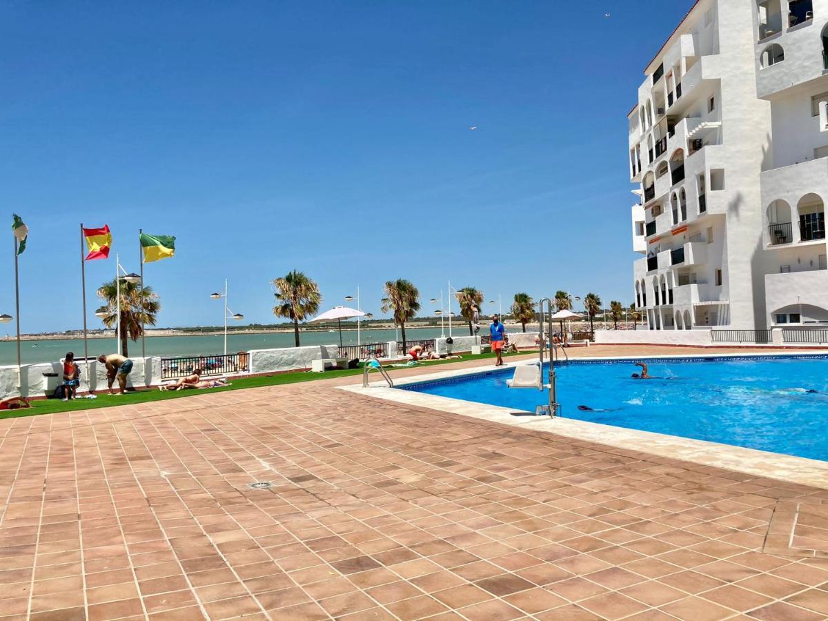 אל פוארטו דה סנטה מריה Estudio Blegamar Vistas - Playa, Wifi Y Aparcamiento מראה חיצוני תמונה