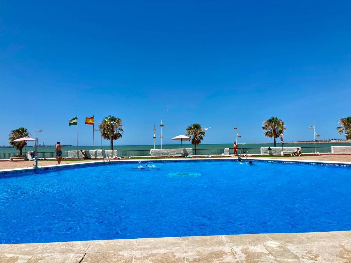 אל פוארטו דה סנטה מריה Estudio Blegamar Vistas - Playa, Wifi Y Aparcamiento מראה חיצוני תמונה