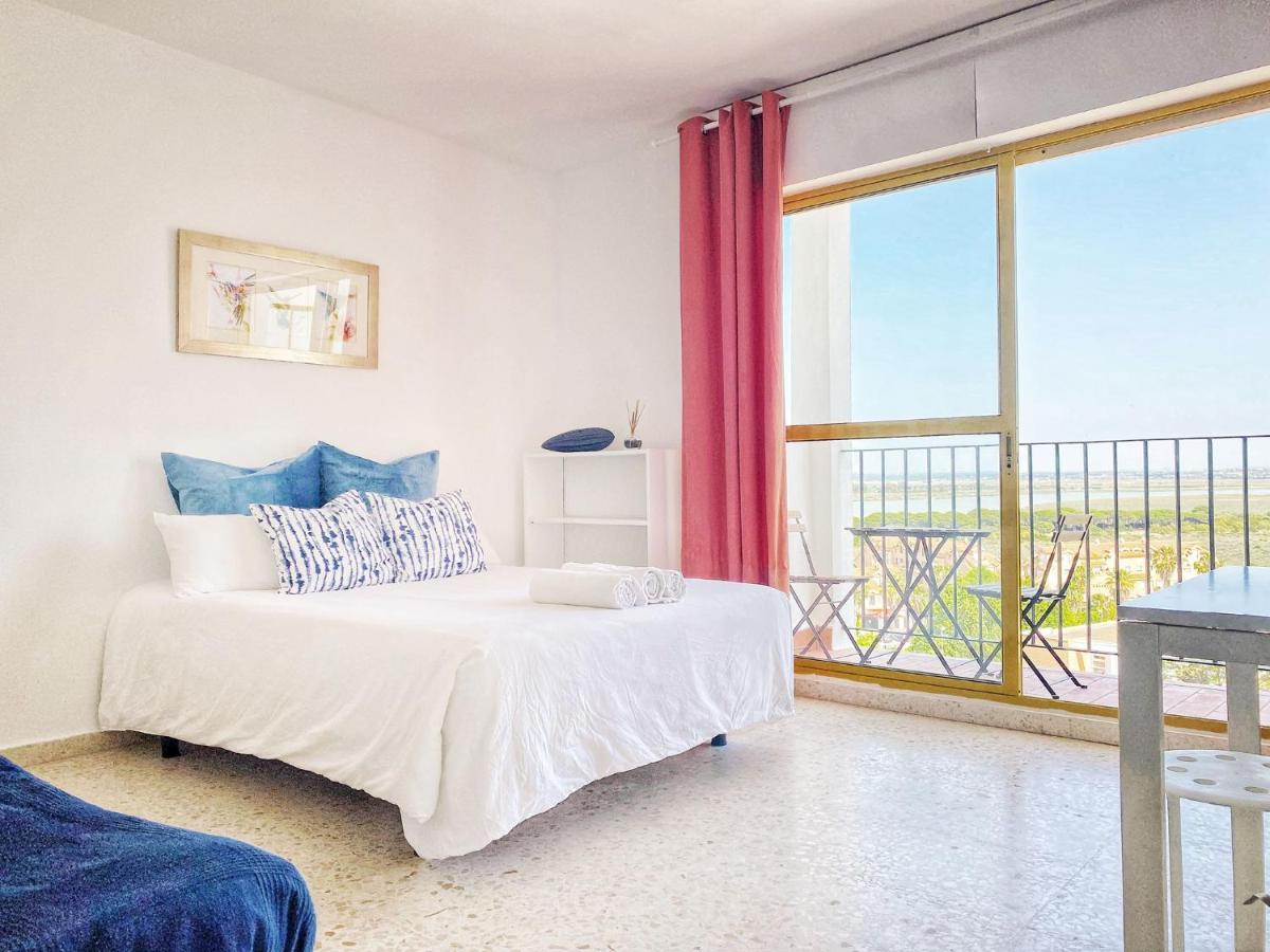 אל פוארטו דה סנטה מריה Estudio Blegamar Vistas - Playa, Wifi Y Aparcamiento מראה חיצוני תמונה